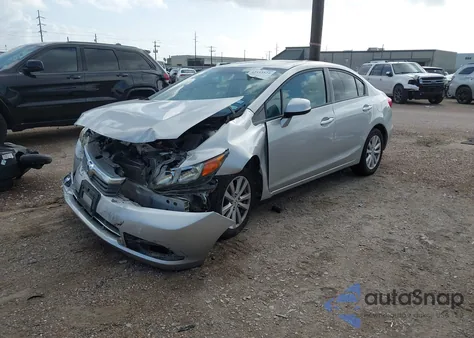2012 Honda Civic Ex из США, поврежденный, VIN 19XFB2F87CE316777